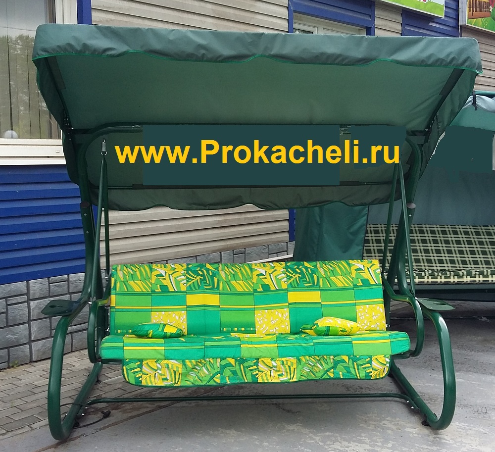 Садовые качели Орбита зелёные купить в Москве